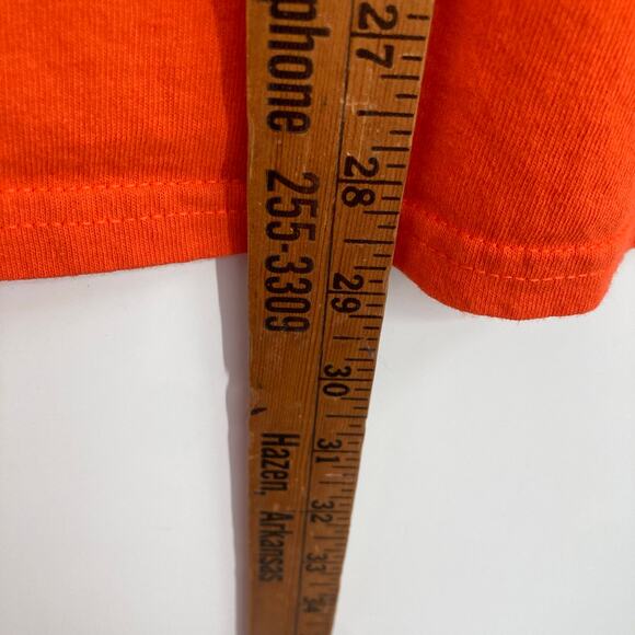 Halloween Orange Jack O Lantern Heavy Cotton Tee Size Large Women’s - Picture 6 of 6